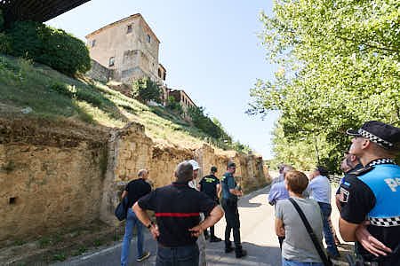 Derrumbe de un palacio histórico